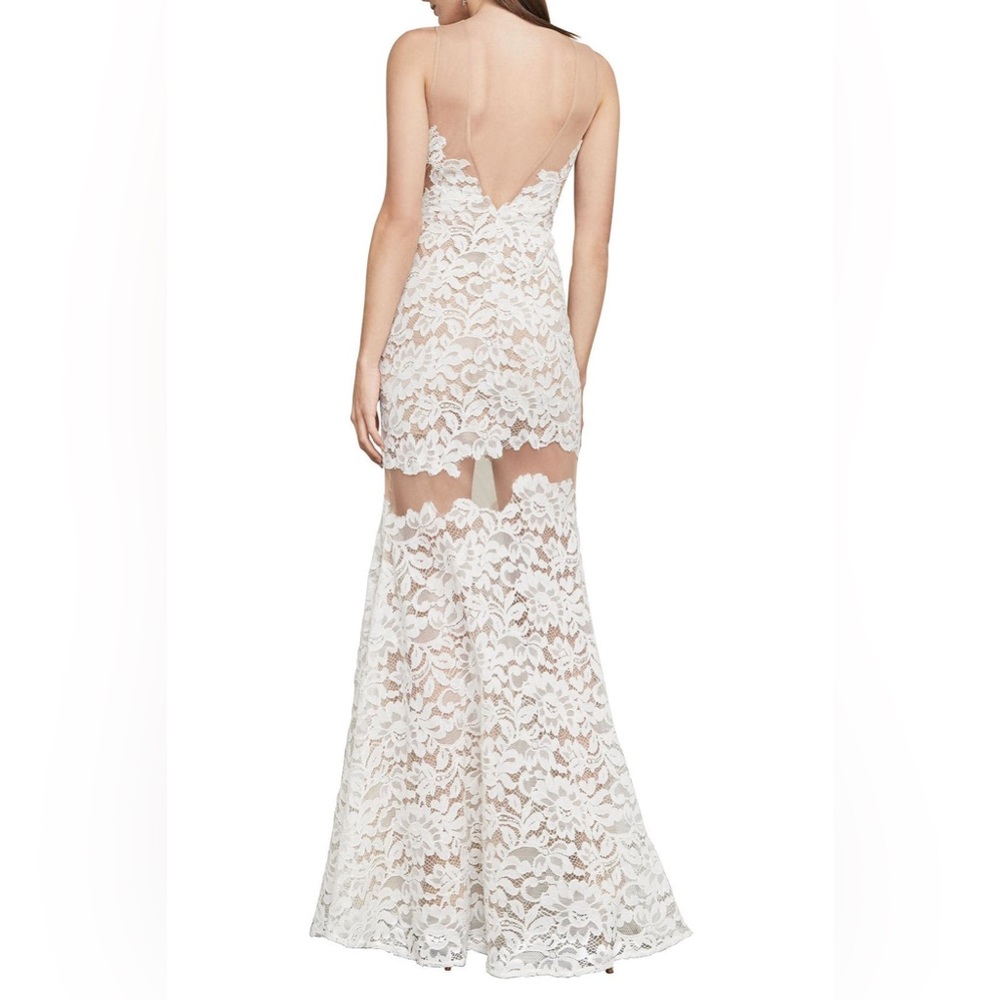 BCBG Maxazria Rayna Floral Lace Bridal Gown - Picture 2 of 6